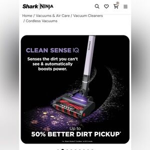 NEW Shark Stratos™ Cordless with Clean Sense IQ, DuoClean® PowerFins® HairPro™